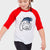 Frosty Bernedoodle - Ruby - Youth 3/4 Long Sleeve