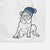 Frosty Pug - Rudy - Decorative Hand Towel