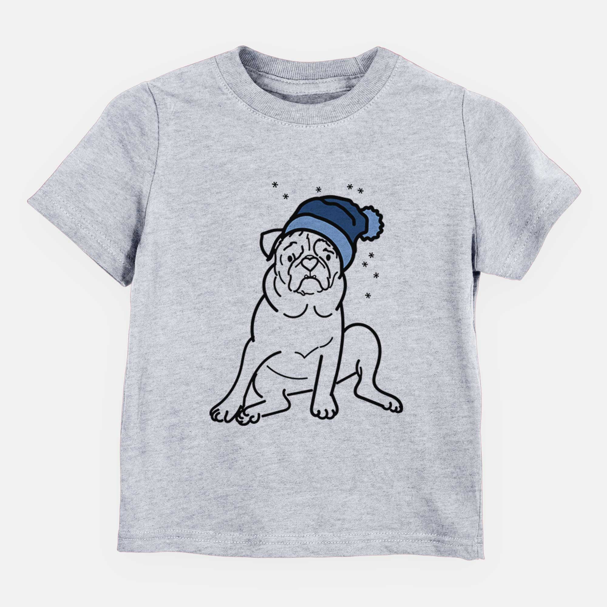 Frosty Pug - Rudy - Kids/Youth/Toddler Shirt