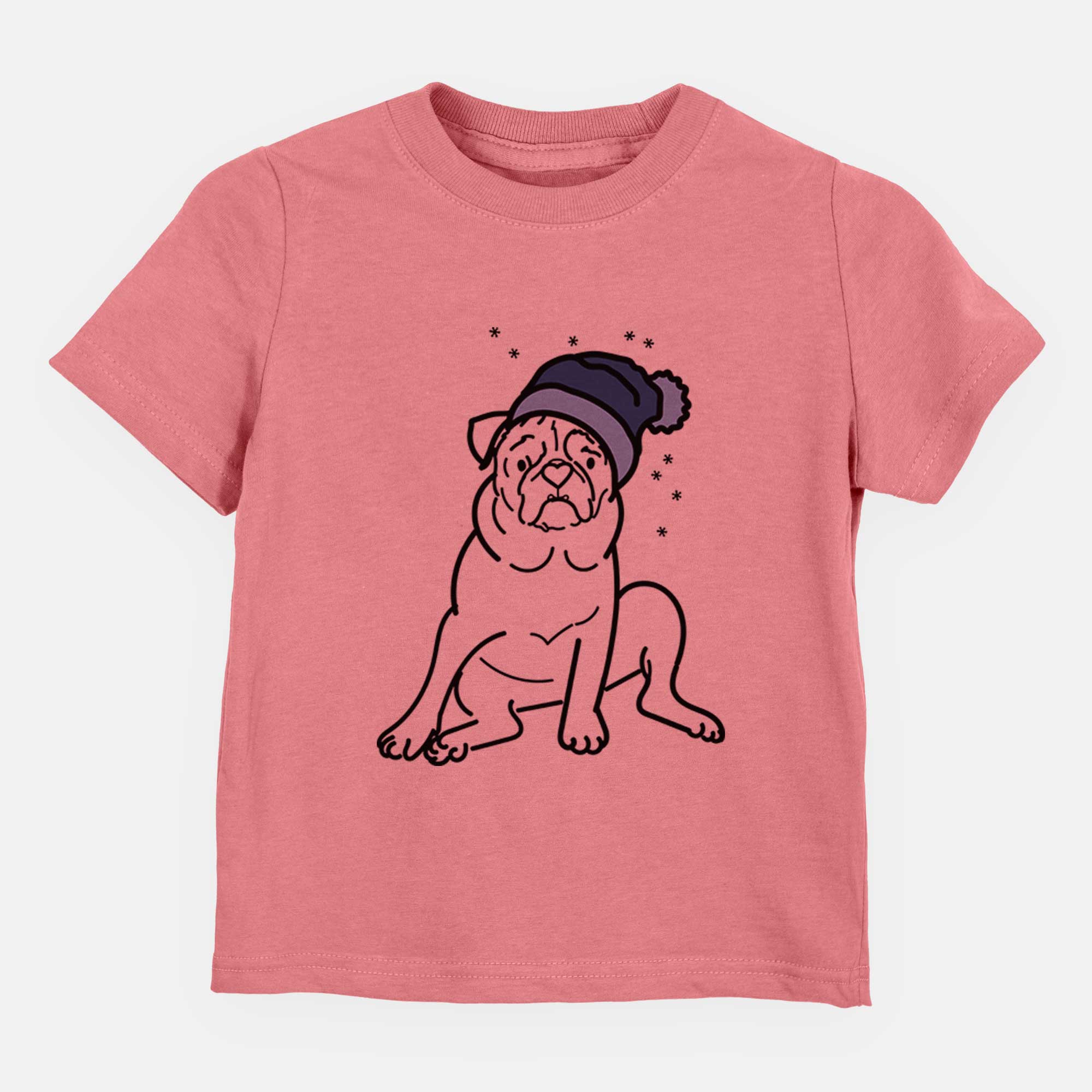 Frosty Pug - Rudy - Kids/Youth/Toddler Shirt