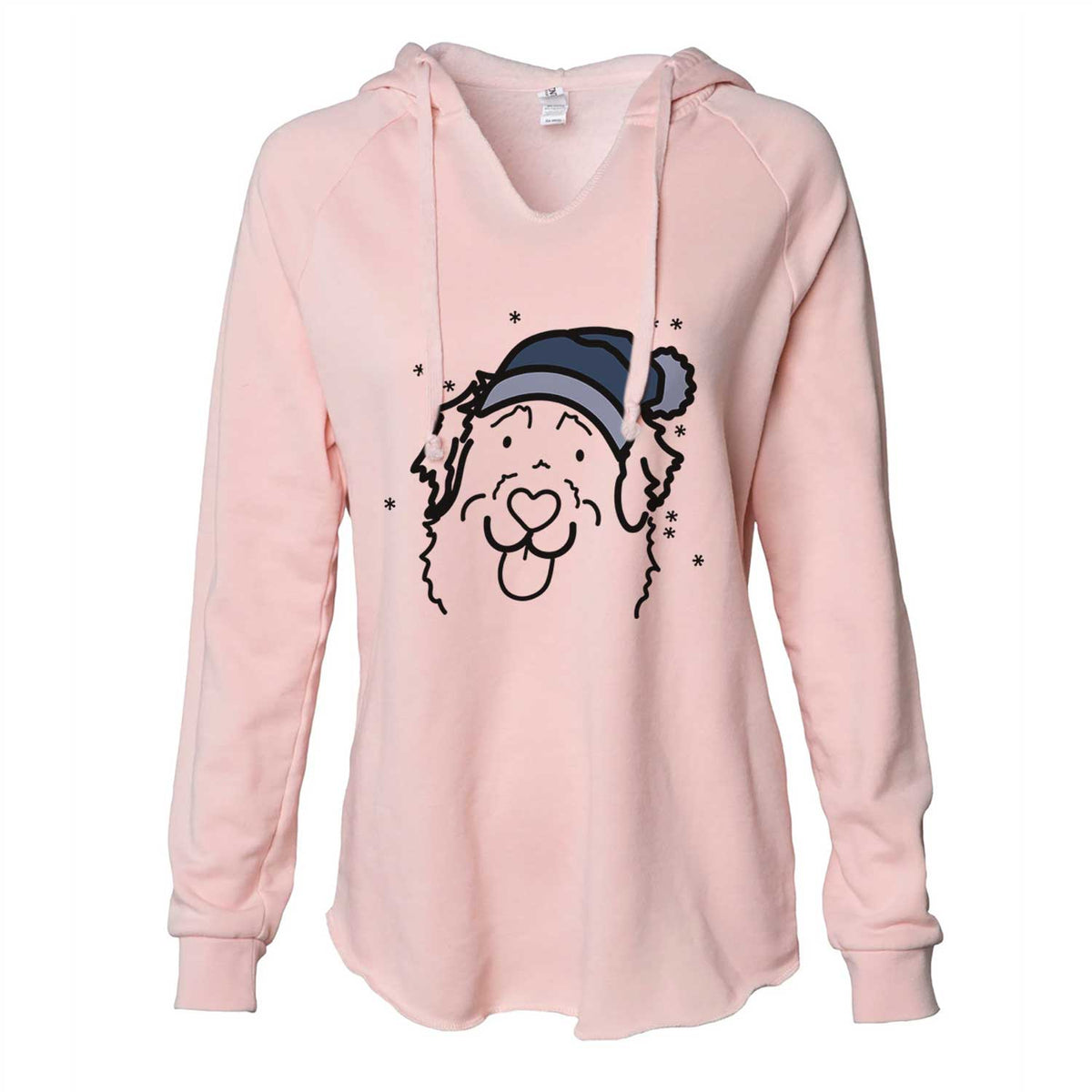 Frosty Leonberger - Sabre - Cali Wave Hooded Sweatshirt