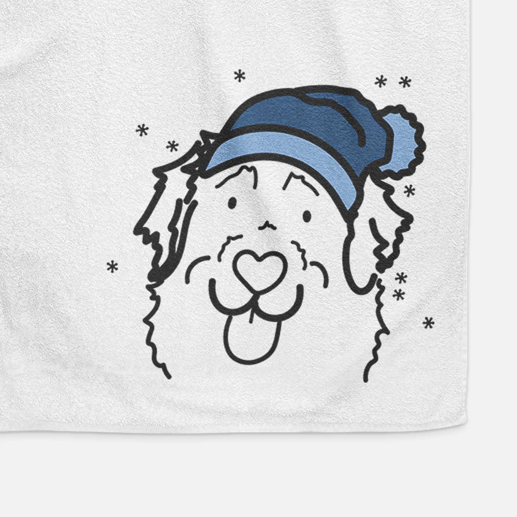 Frosty Leonberger - Sabre - Decorative Hand Towel