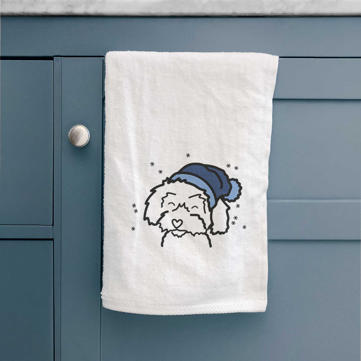 Frosty Schnoodle - Decorative Hand Towel