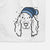 Frosty Irish Setter - Seven - Decorative Hand Towel