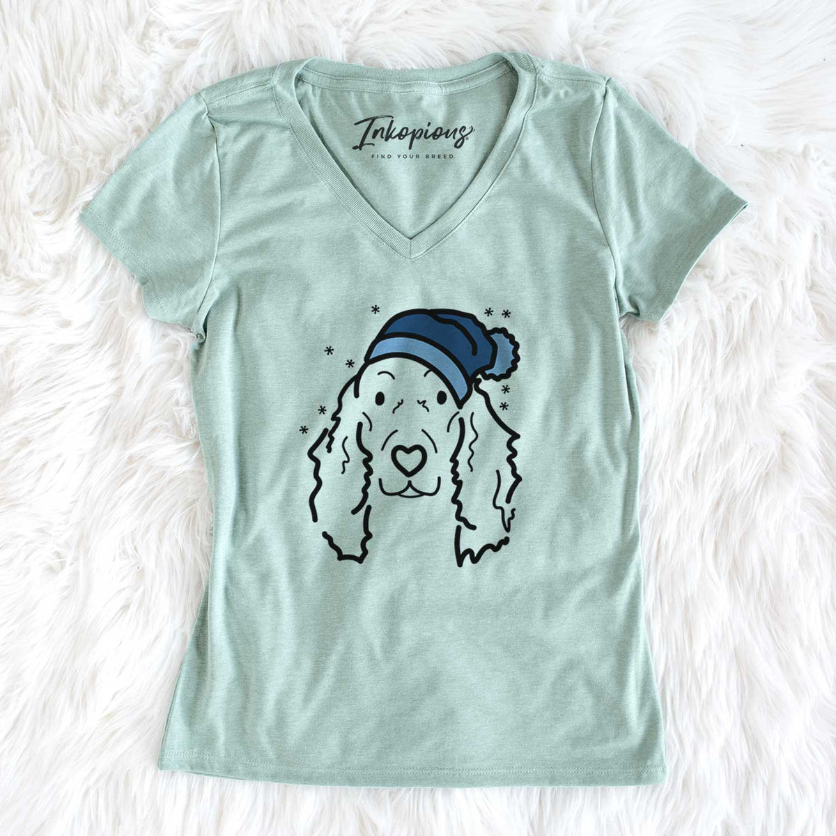 Frosty Irish Setter - Seven - Women&#39;s V-neck Shirt