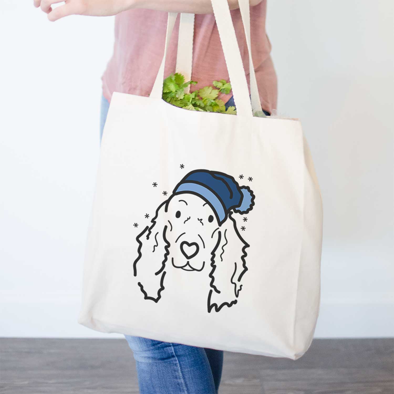 Frosty Irish Setter - Seven - Tote Bag