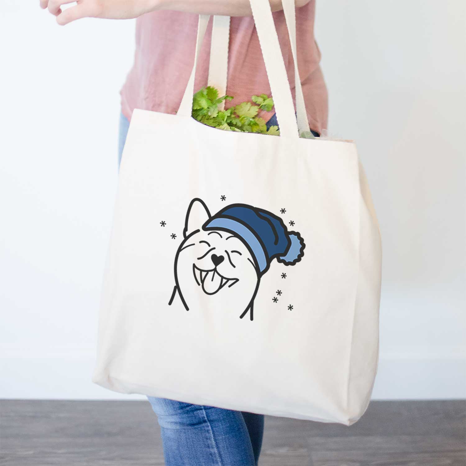 Frosty Shiba Inu - Tote Bag