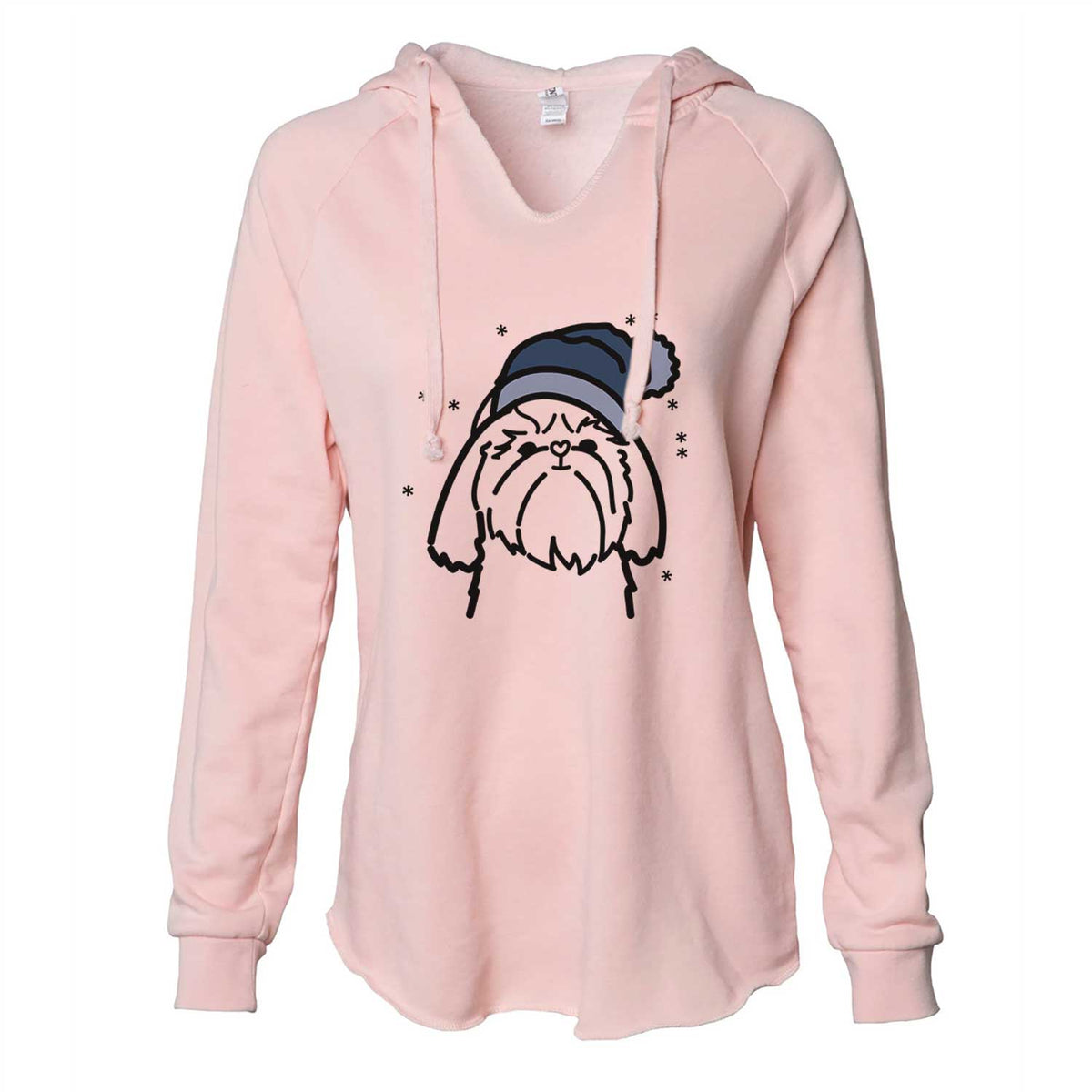 Frosty Shih Tzu - Cali Wave Hooded Sweatshirt