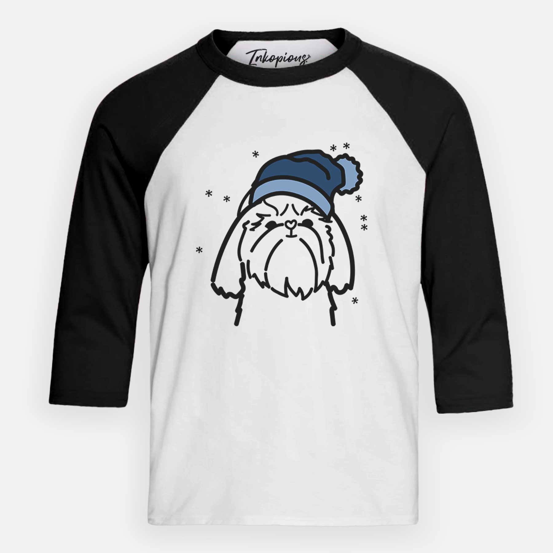 Frosty Shih Tzu - Youth 3/4 Long Sleeve