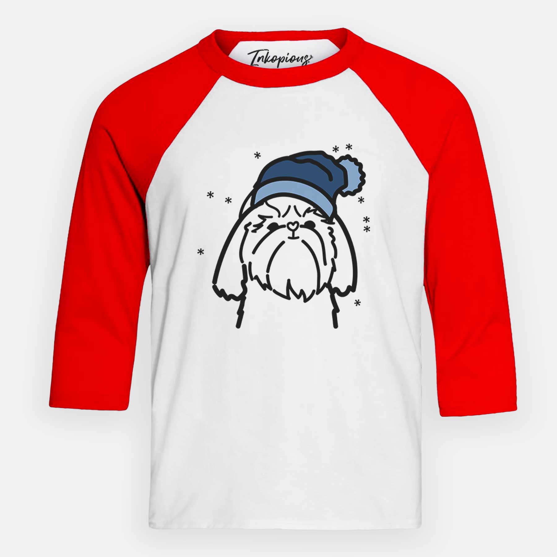 Frosty Shih Tzu - Youth 3/4 Long Sleeve