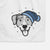 Frosty Bluetick Coonhound - Shiva - Decorative Hand Towel