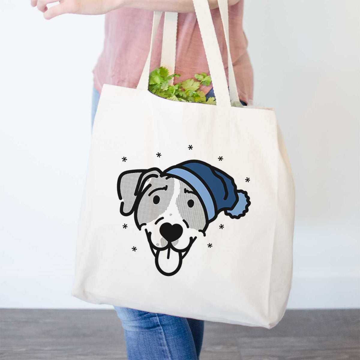 Frosty Bluetick Coonhound - Shiva - Tote Bag