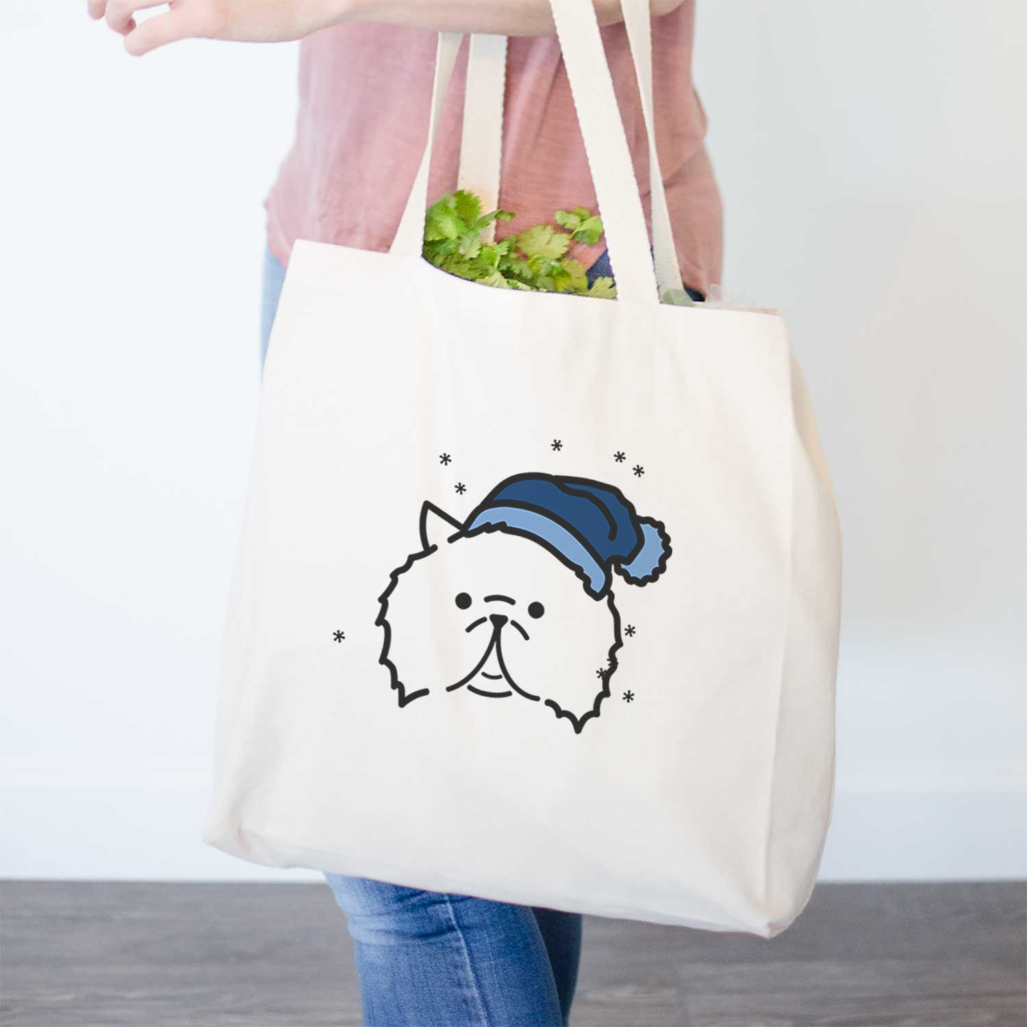 Frosty Persian Cat - Smoosh - Tote Bag