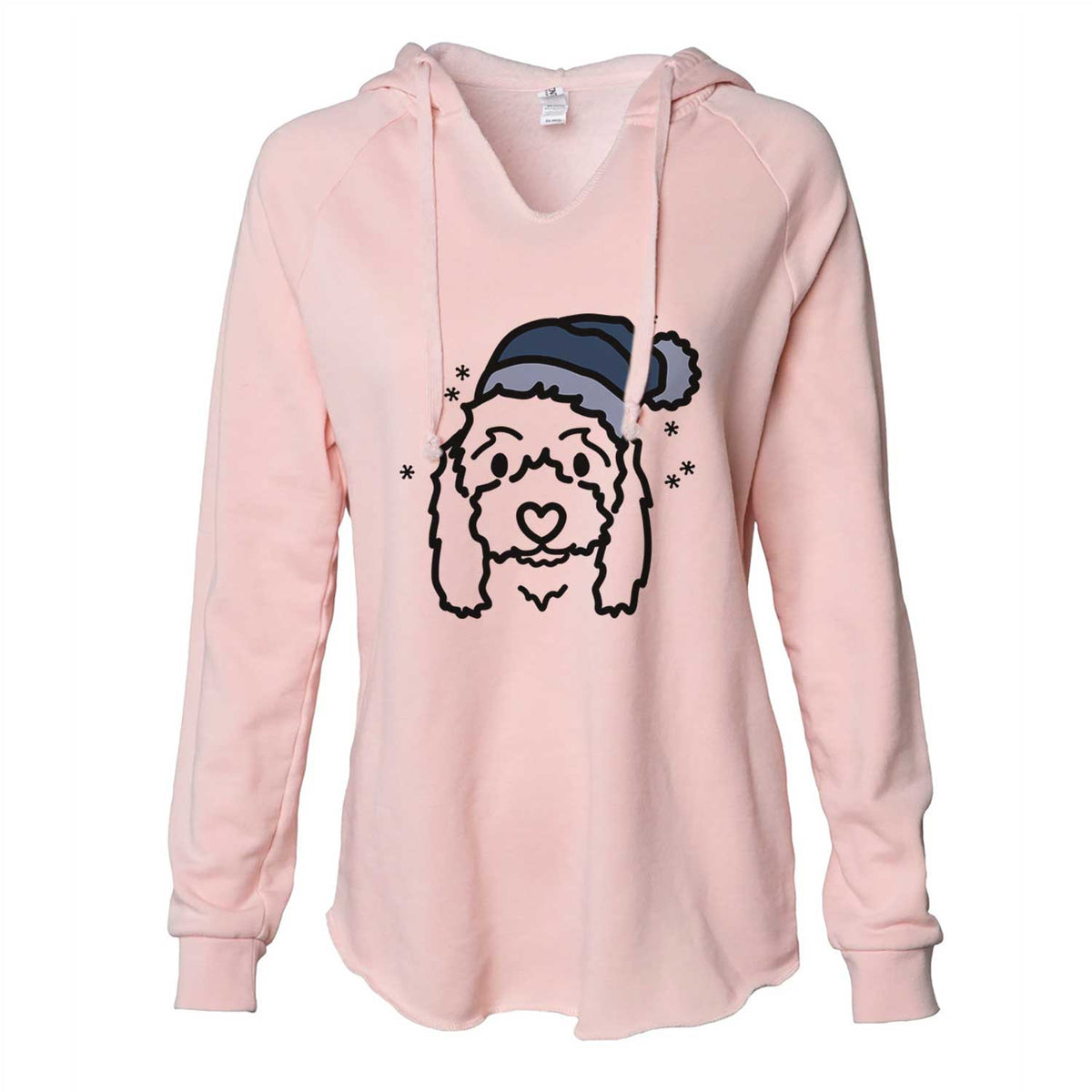Frosty Coton de Tulear - Sophie - Cali Wave Hooded Sweatshirt