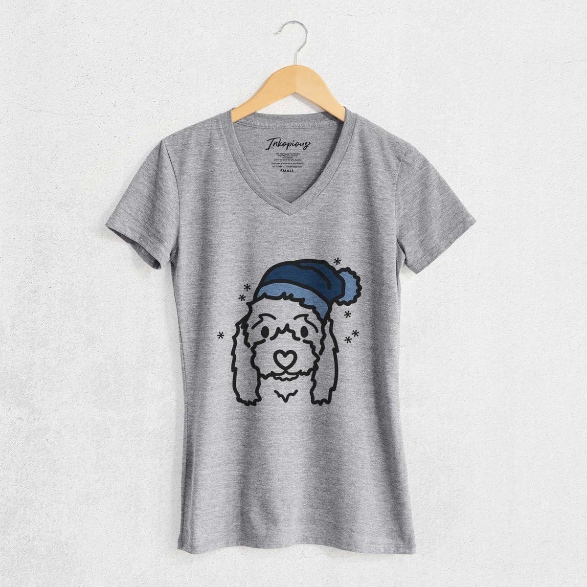 Frosty Coton de Tulear - Sophie - Women's V-neck Shirt