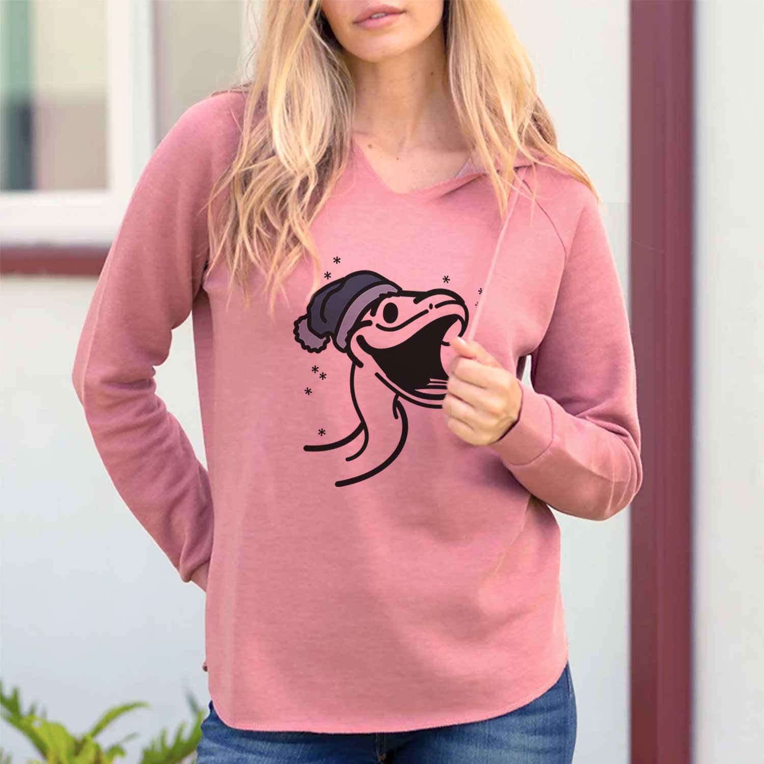 Frosty Snake - Spike - Cali Wave Hooded Sweatshirt