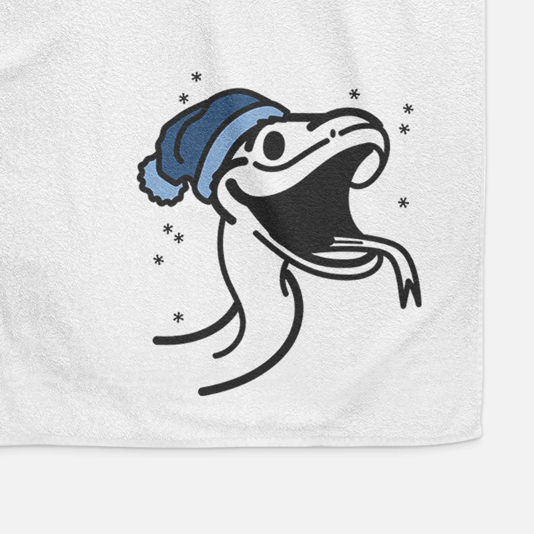 Frosty Snake - Spike - Decorative Hand Towel