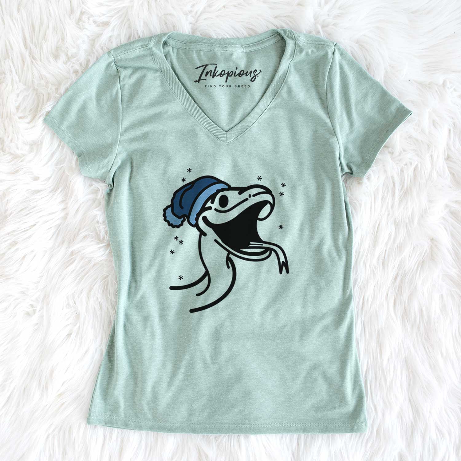 Frosty Snake - Spike - Women's V-neck Shirt