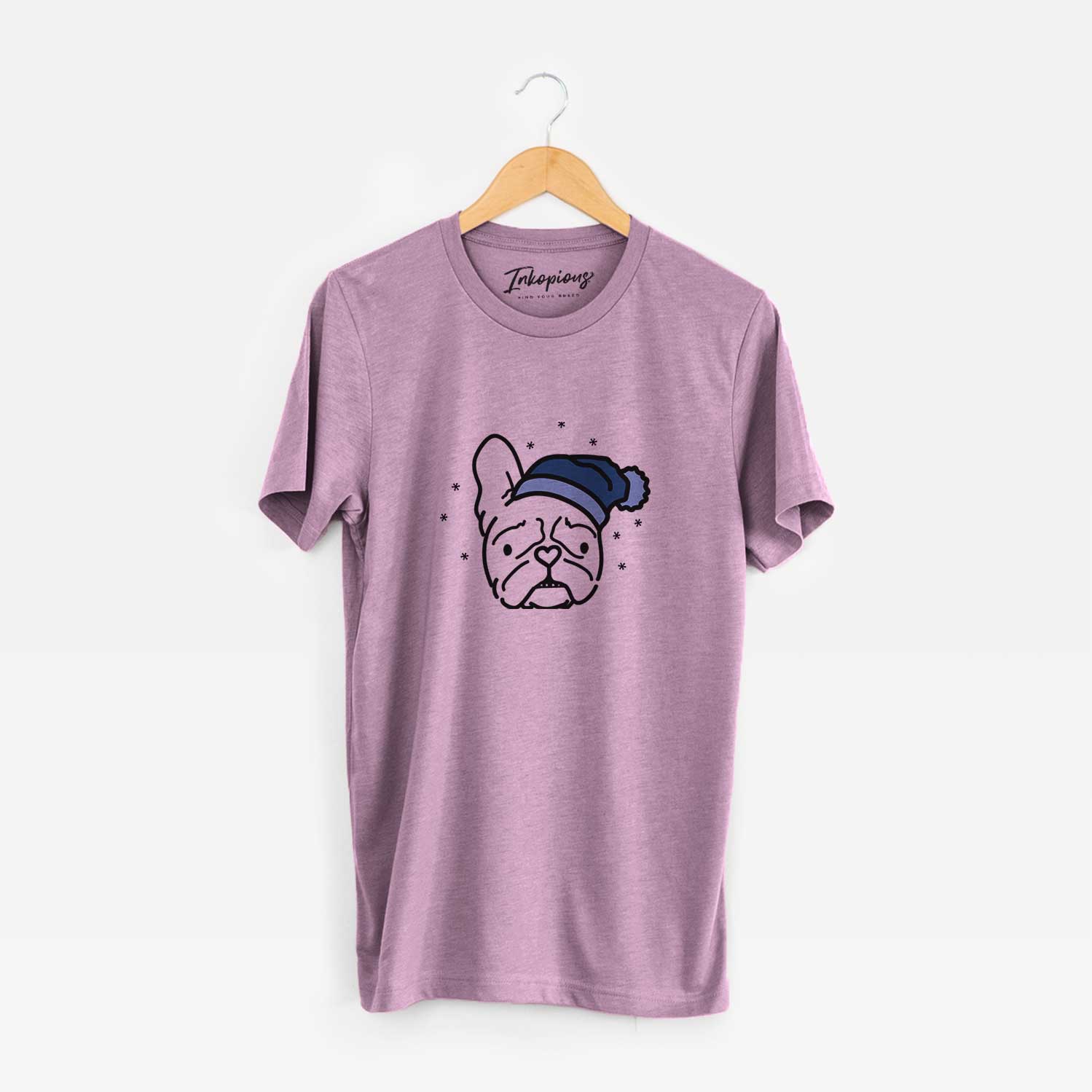 Frosty French Bulldog - Squishy - Unisex Crewneck