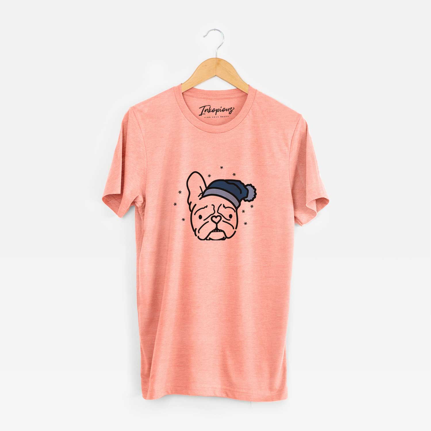 Frosty French Bulldog - Squishy - Unisex Crewneck