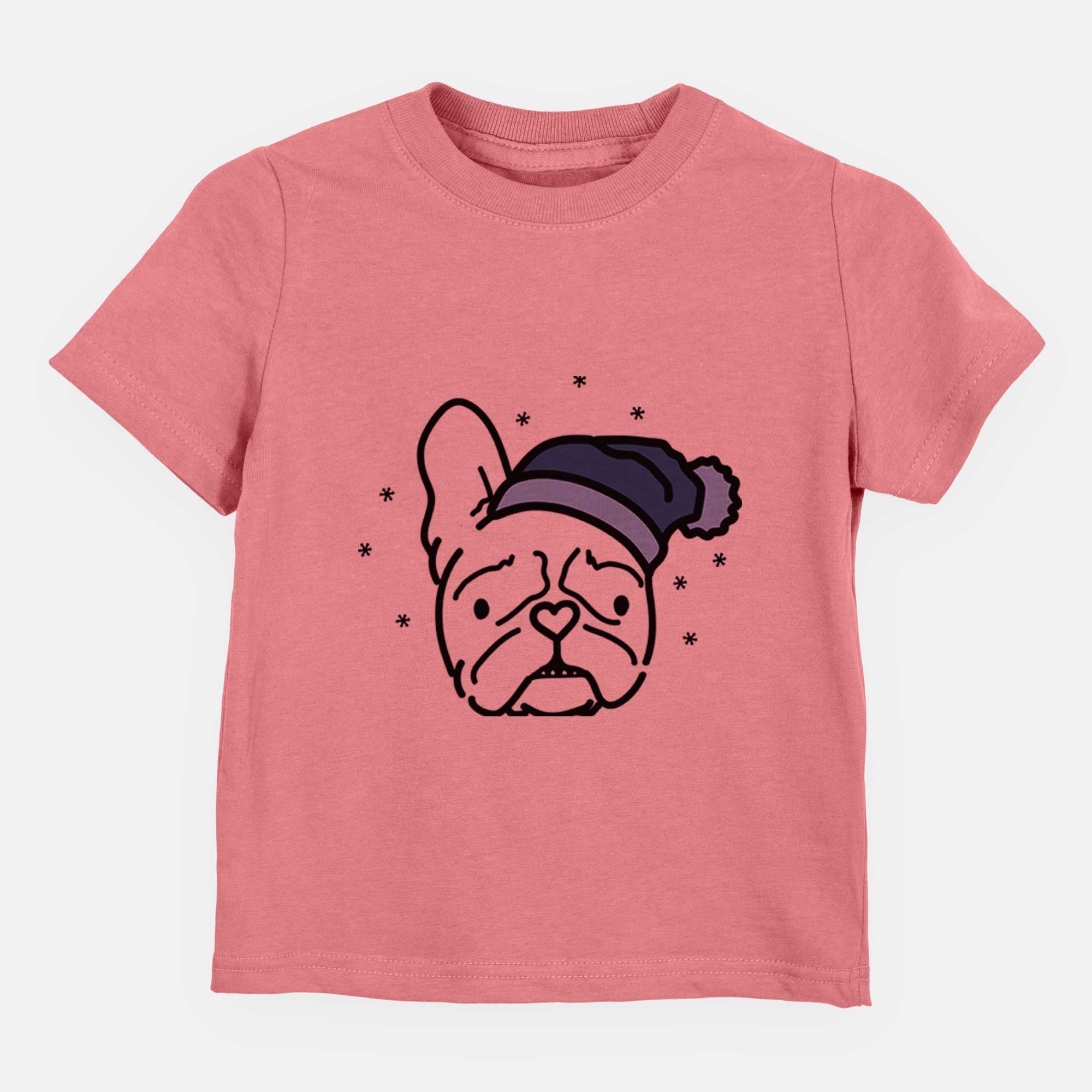 Frosty French Bulldog - Squishy - Kids/Youth/Toddler Shirt