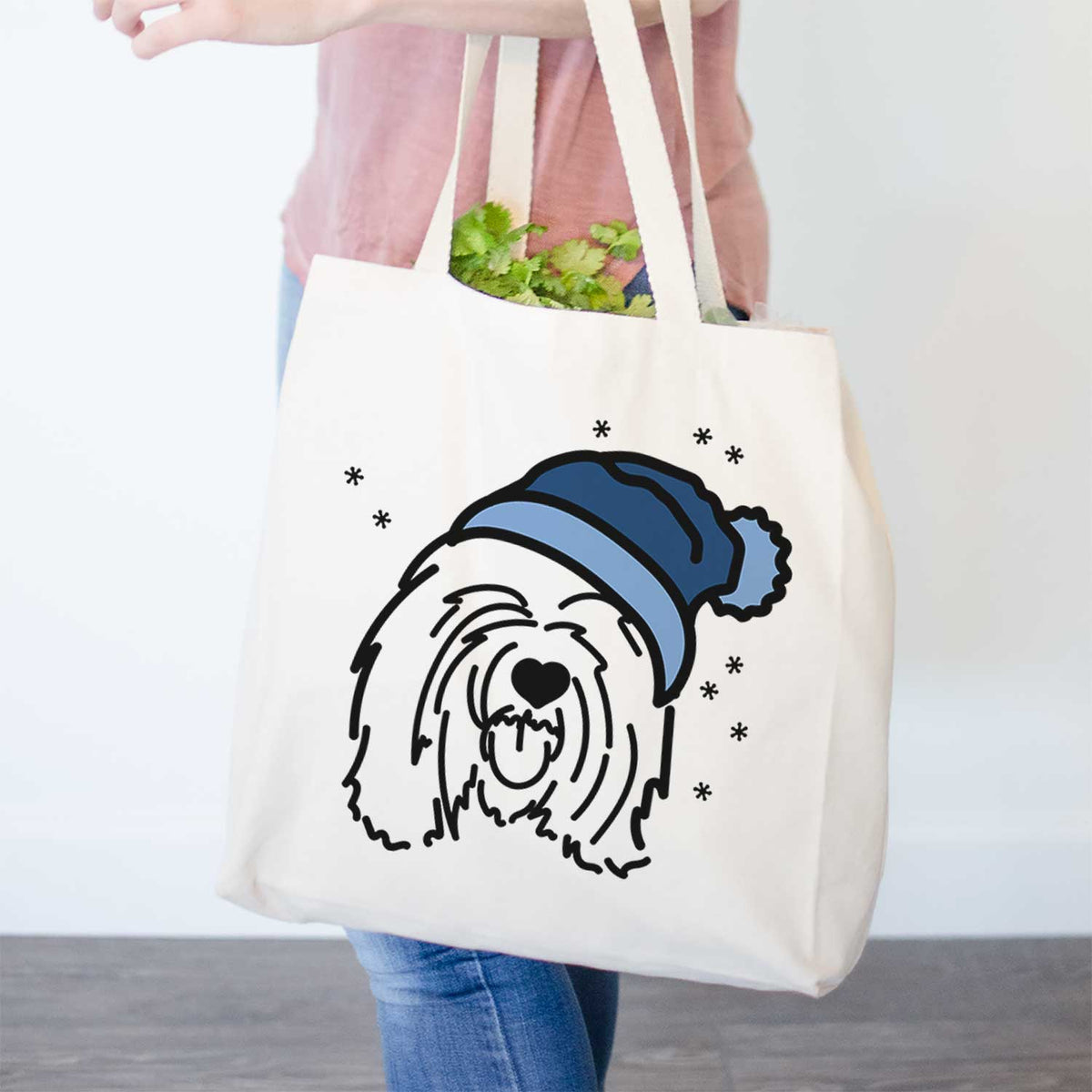 Frosty Tibetan Mastiff - Stan - Tote Bag