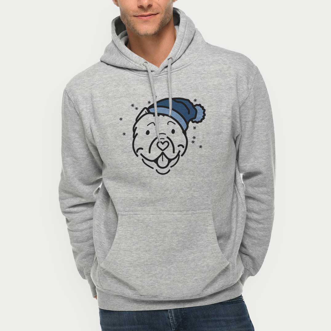 Frosty American Bully - Tank - Mid-Weight Unisex Premium Blend Hoodie