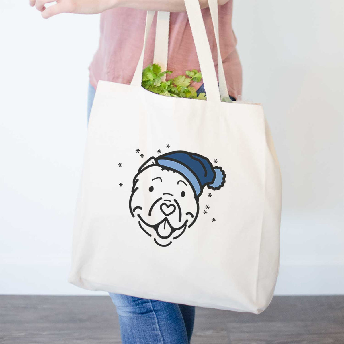 Frosty American Bully - Tank - Tote Bag