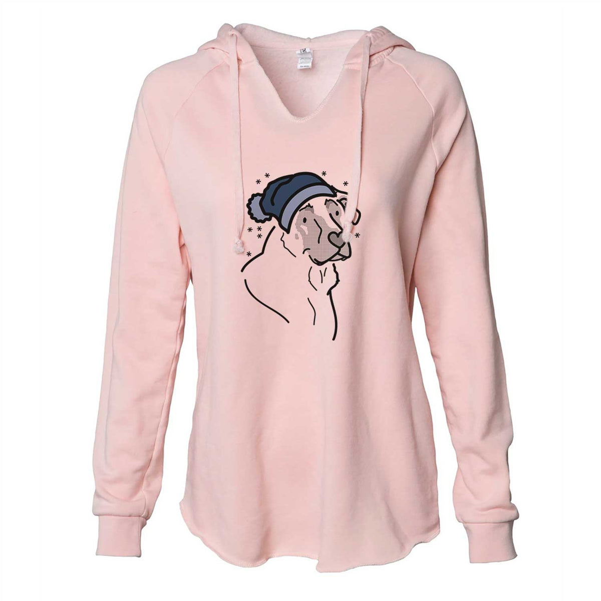 Frosty Mastiff German Shepherd Mix - Tank - Cali Wave Hooded Sweatshirt