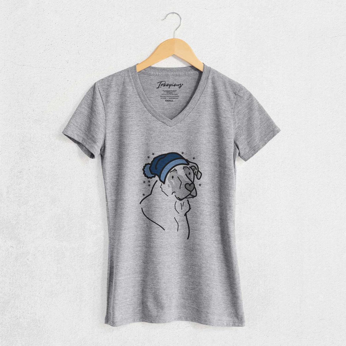 Frosty Mastiff German Shepherd Mix - Tank - Women's V-neck Shirt