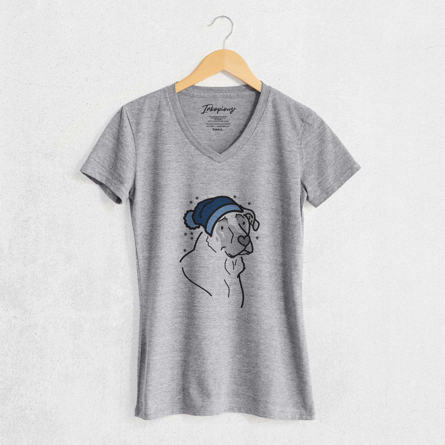 Frosty Mastiff German Shepherd Mix - Tank - Women's V-neck Shirt