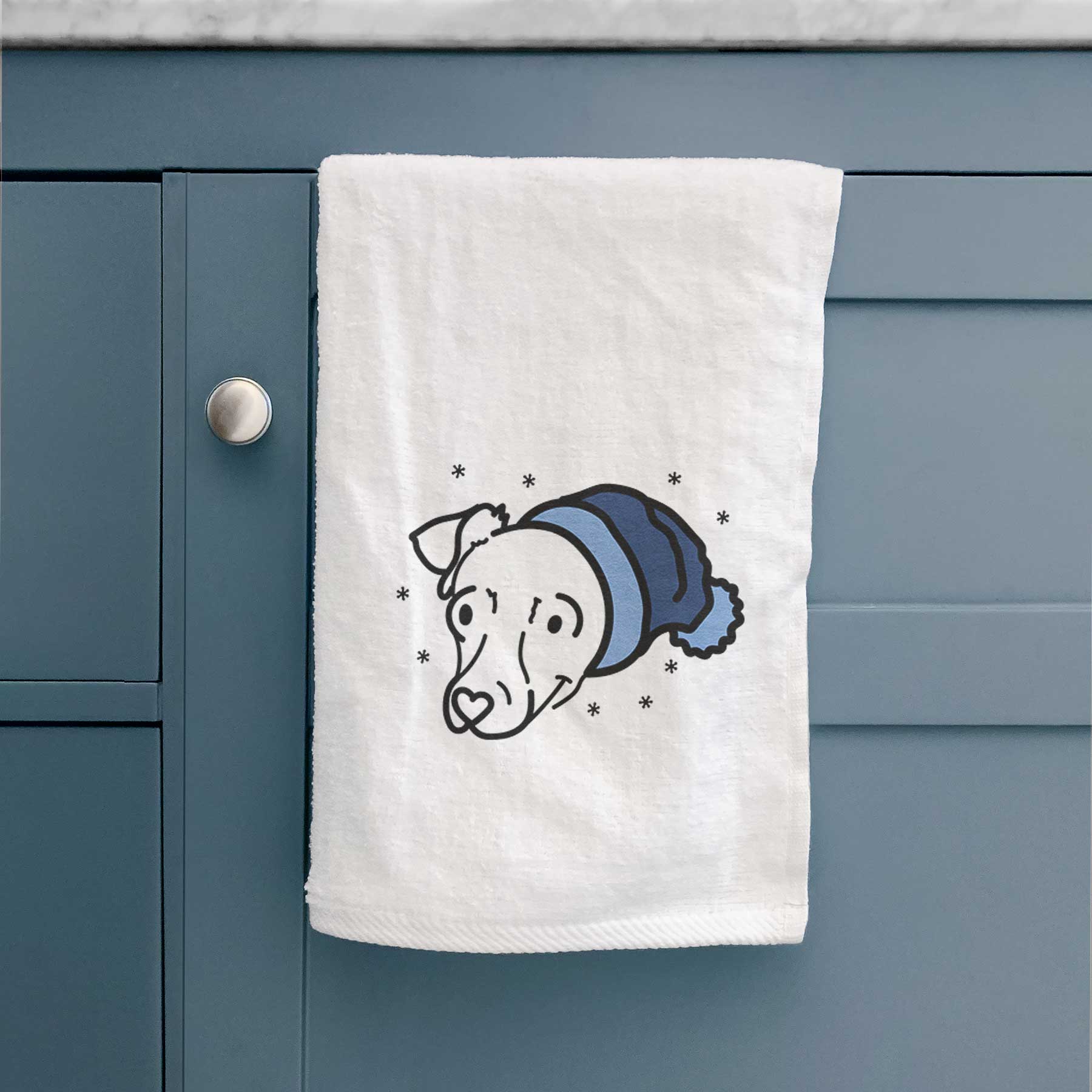 Frosty Chiweenie - Tater Tot - Decorative Hand Towel