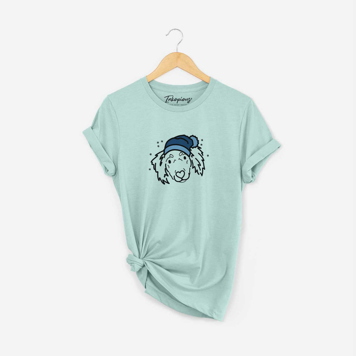 Frosty Dachshund Mix - Tilly - Unisex Crewneck