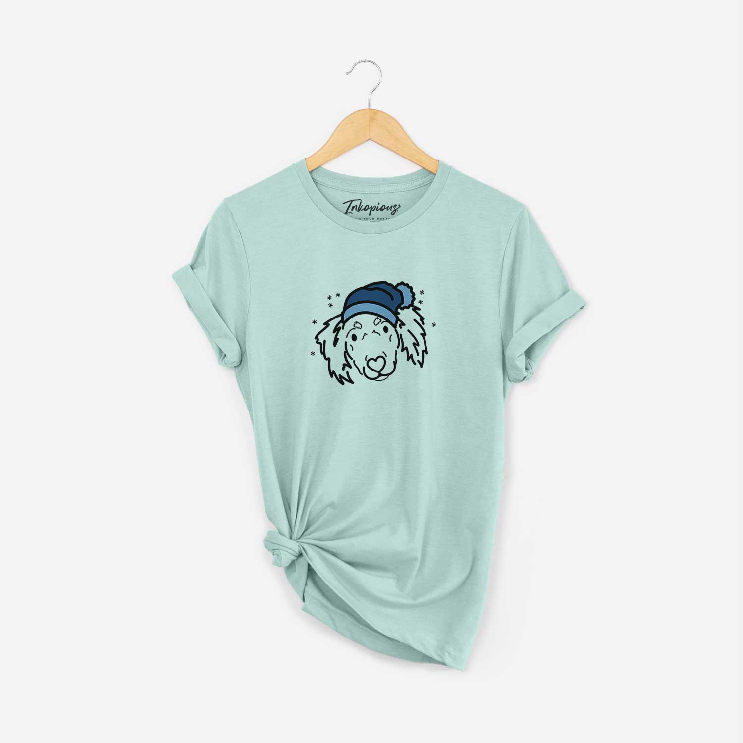 Frosty Dachshund Mix - Tilly - Unisex Crewneck