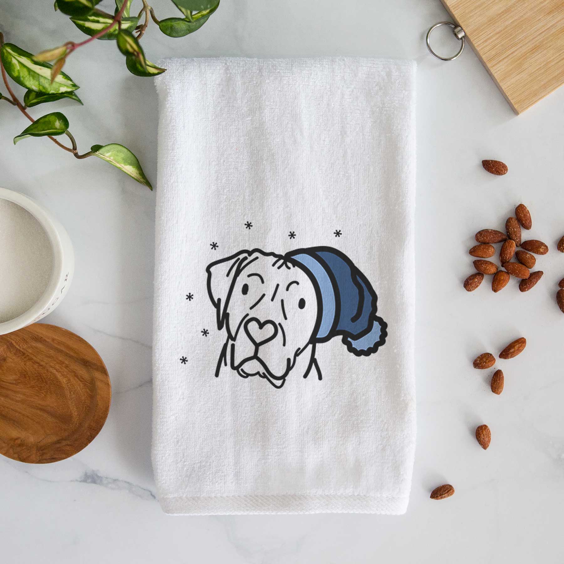 Frosty Rhodesian Ridgeback - Tito - Decorative Hand Towel