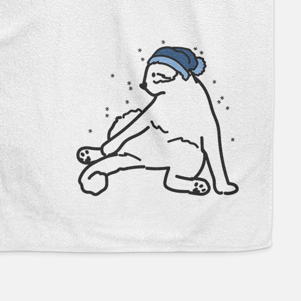 Frosty Cat - Tom - Decorative Hand Towel