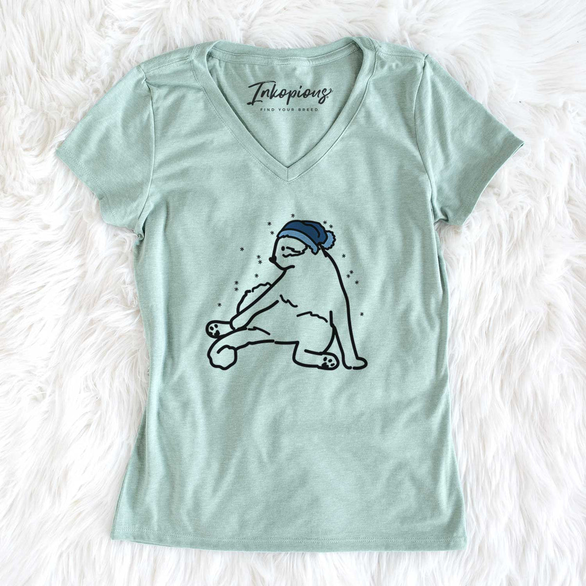 Frosty Cat - Tom - Women&#39;s V-neck Shirt