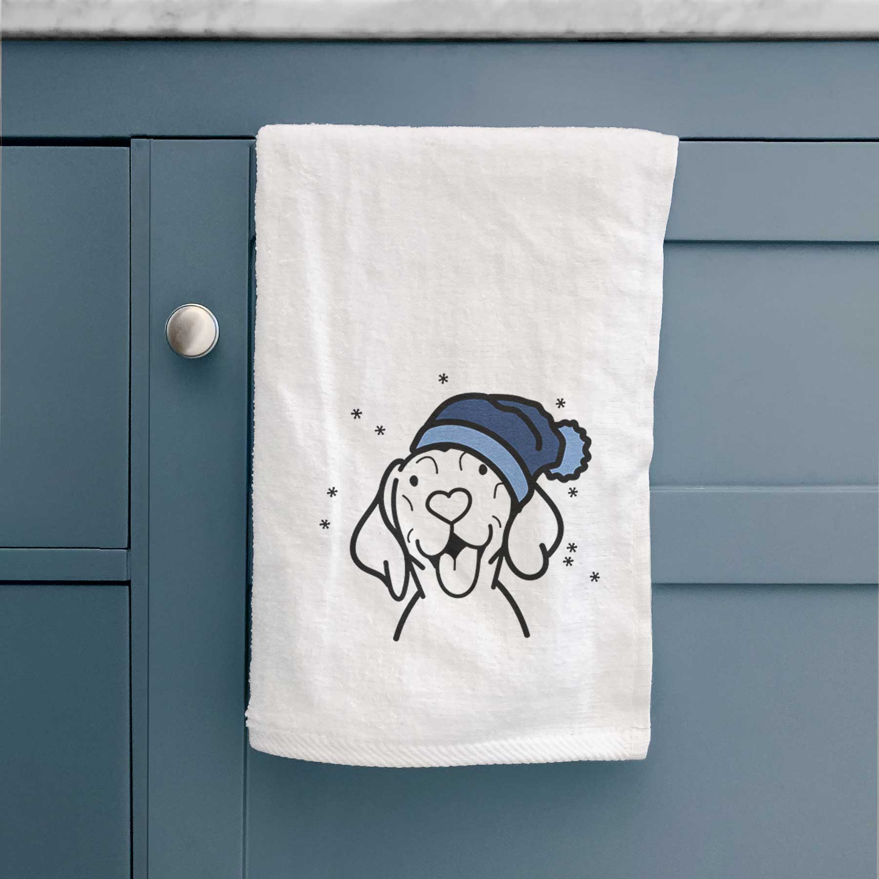 Frosty Vizsla - Decorative Hand Towel