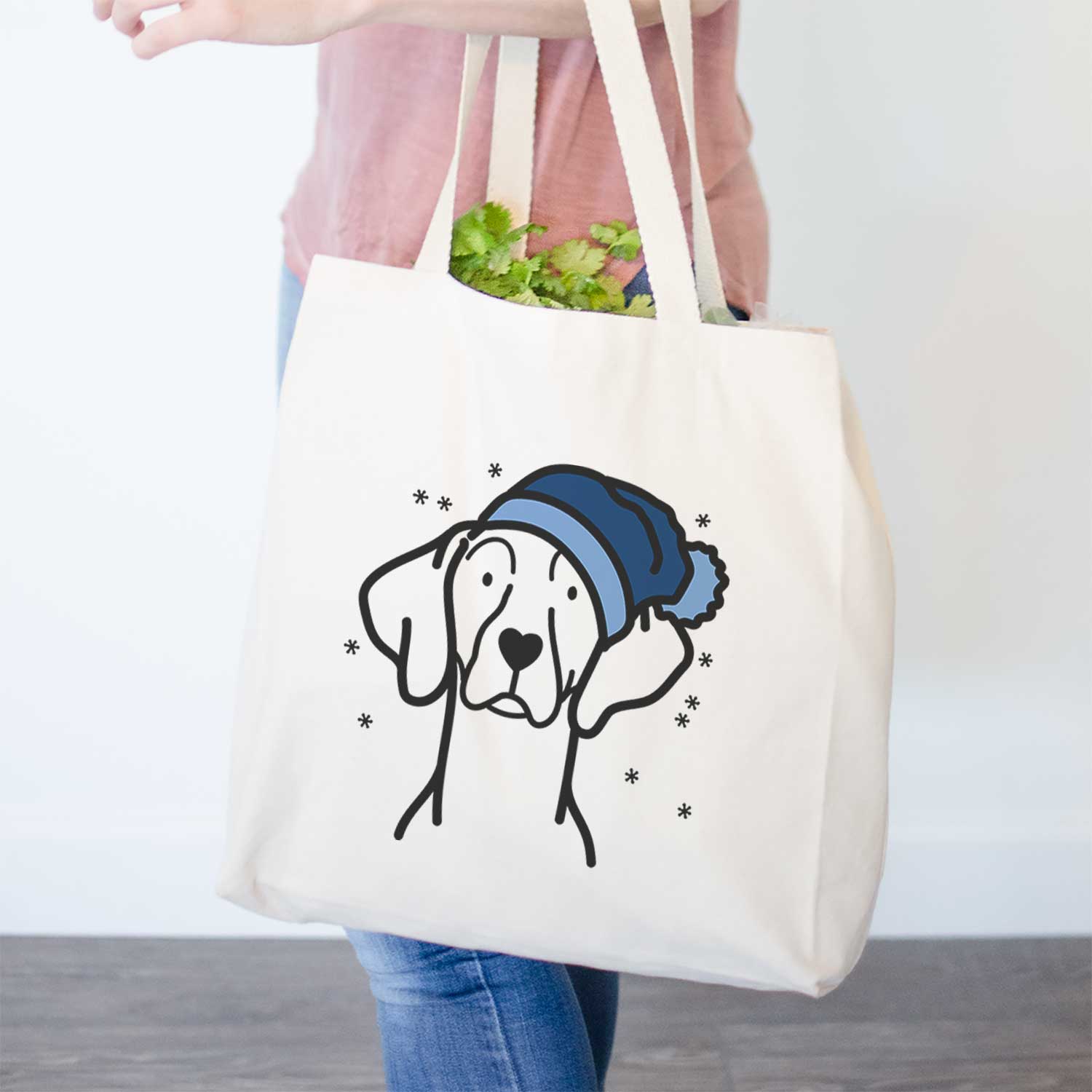 Frosty Weimaraner - Tote Bag