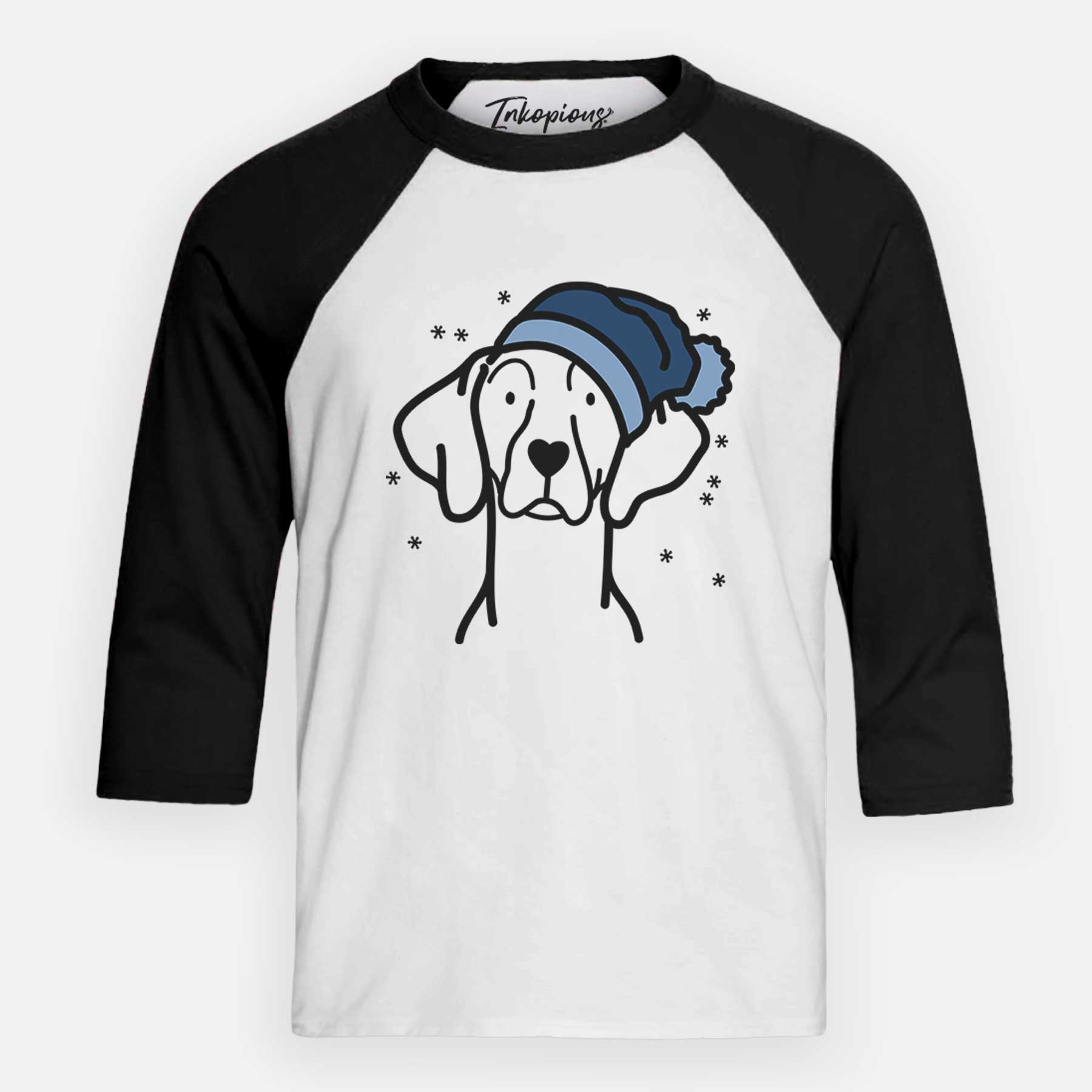 Frosty Weimaraner - Youth 3/4 Long Sleeve