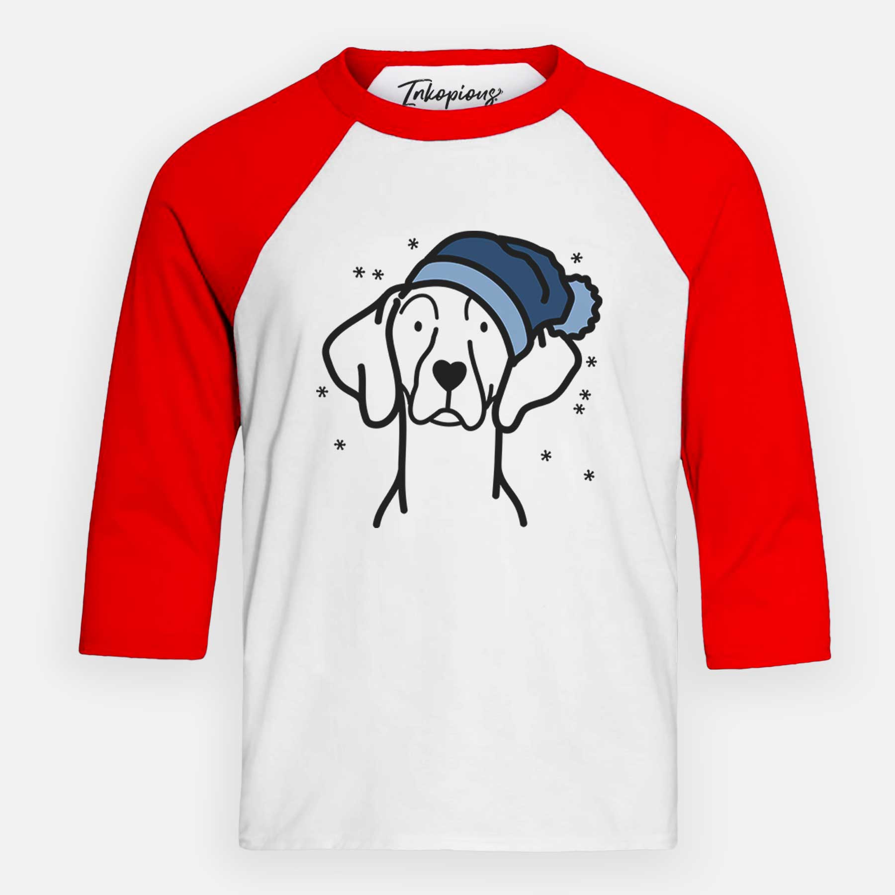 Frosty Weimaraner - Youth 3/4 Long Sleeve