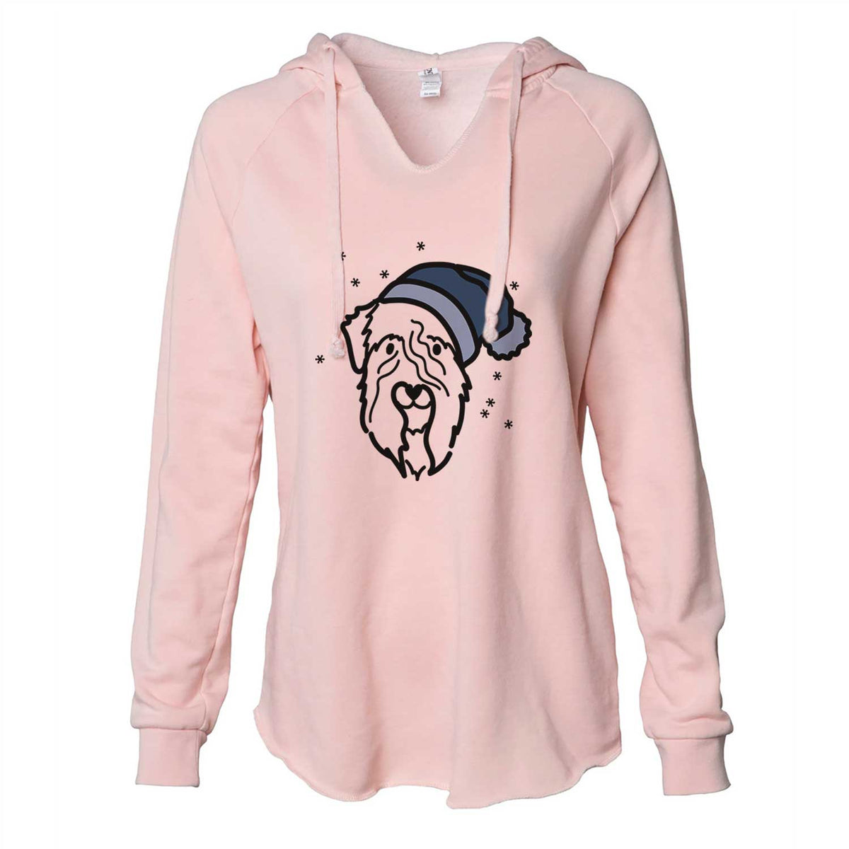 Frosty Soft Coated Wheaten Terrier - Cali Wave Hooded Sweatshirt