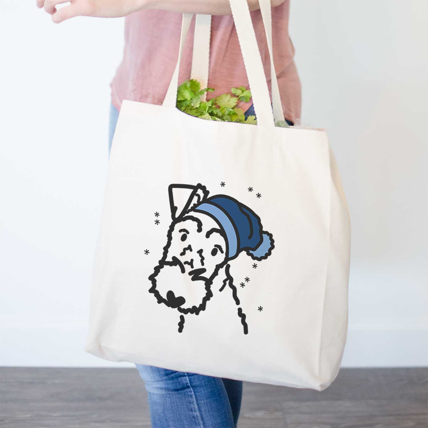 Frosty Wire Fox Terrier - Tote Bag