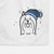 Frosty Yorkshire Terrier - Decorative Hand Towel