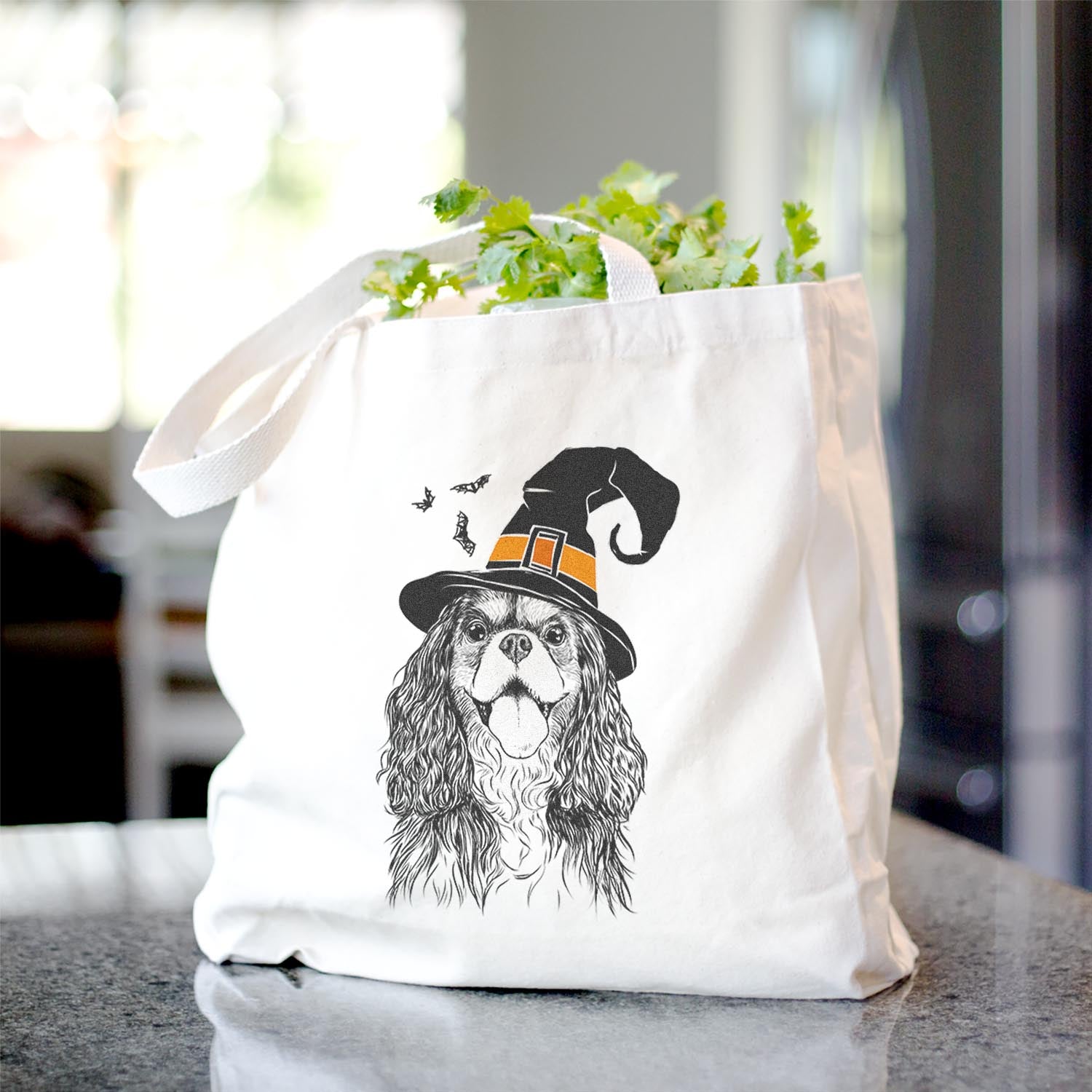 Brandy the Cavalier King Charles Spaniel - Tote Bag