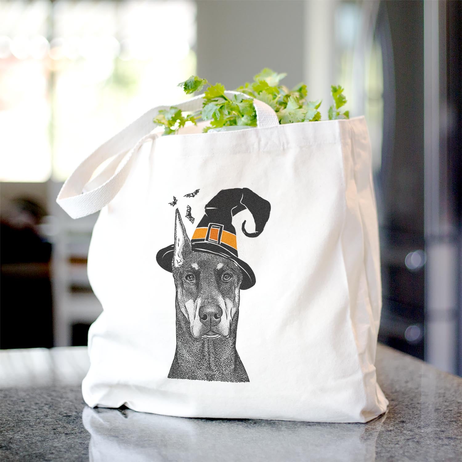 Drake the Doberman Pinscher - Tote Bag