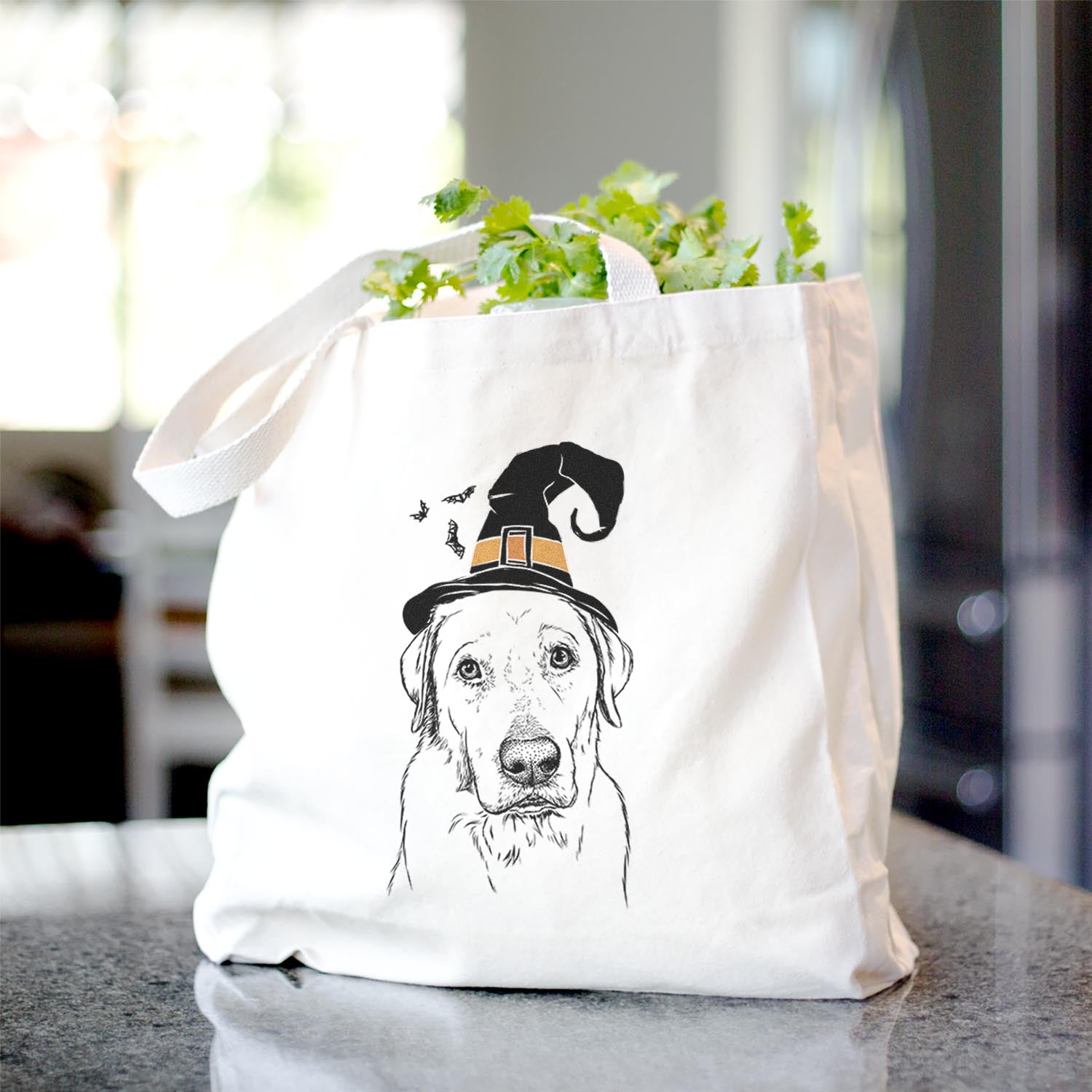 Duke the Yellow Lab - Tote Bag