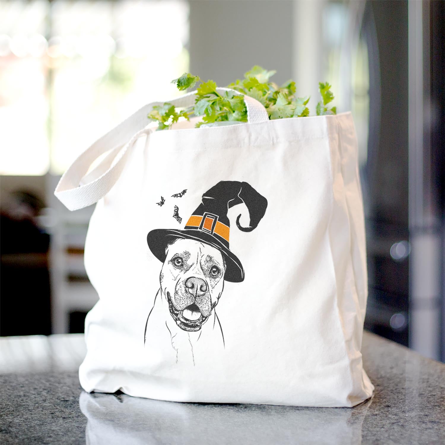 Frankie Tankie the Boxer Mix - Tote Bag
