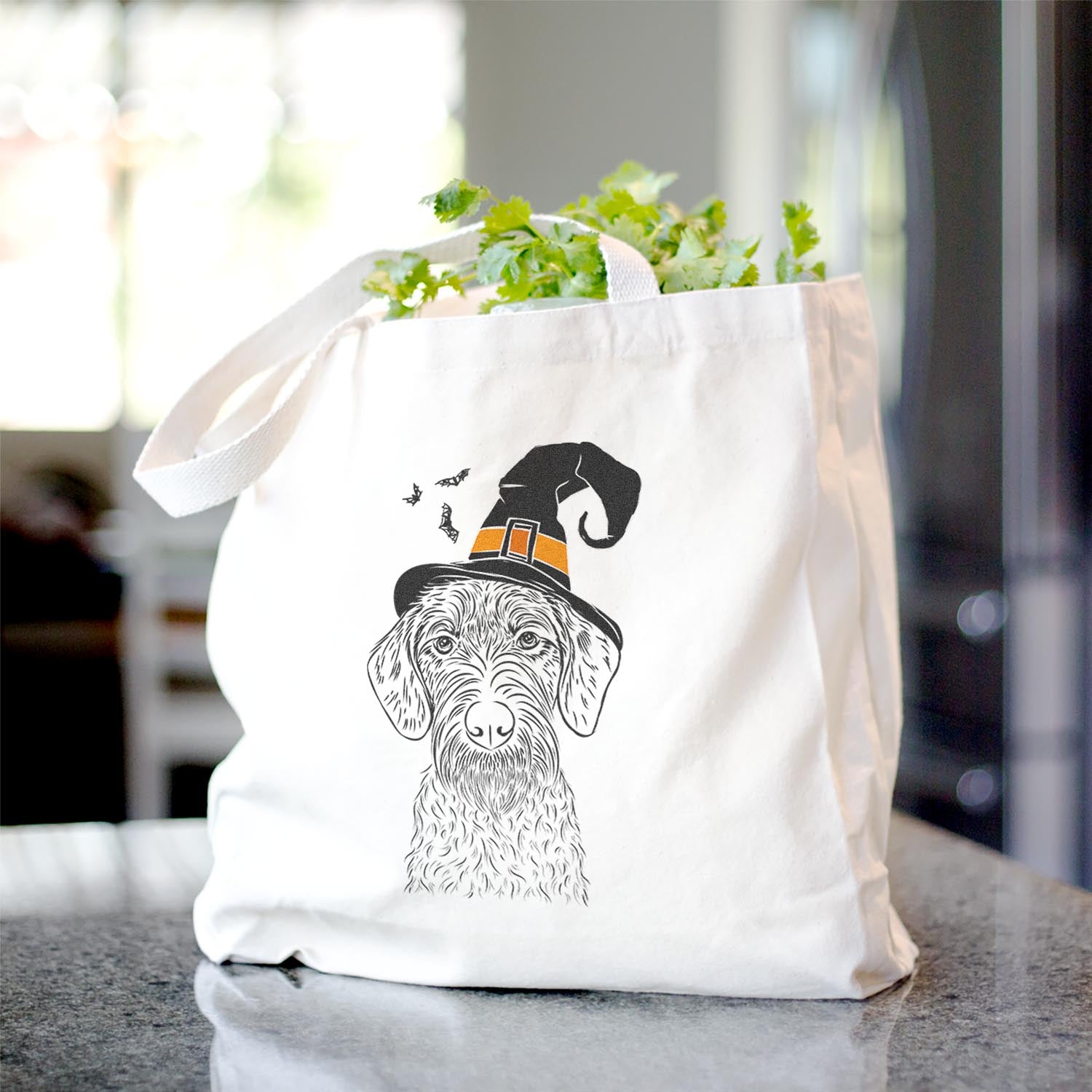 Gus the German Wirehaired Pointer - Tote Bag