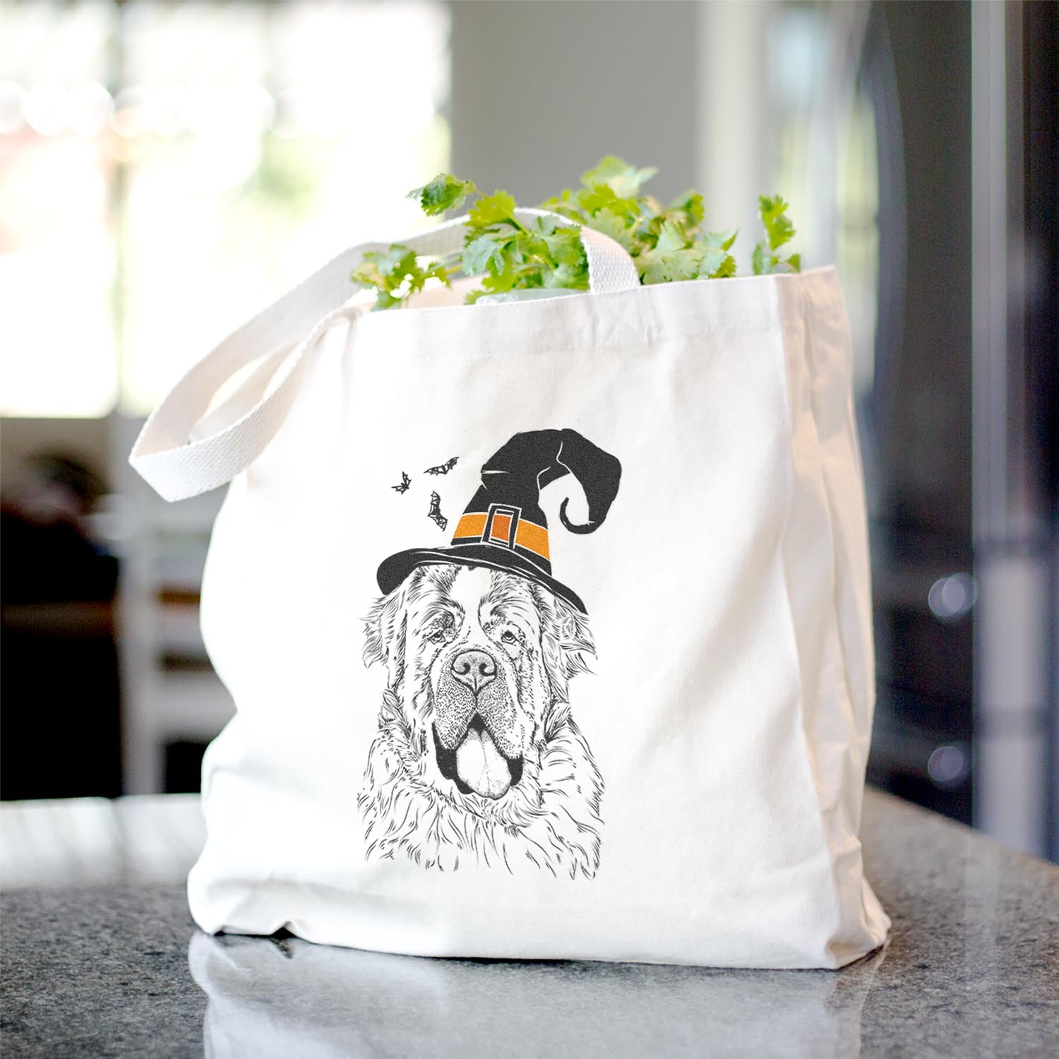 Hoss the Saint Bernard - Tote Bag